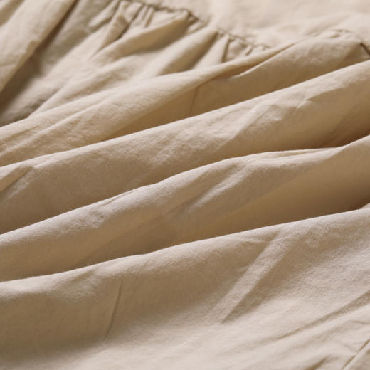 QZ LM19013 女童米色/桔色连衣裙80-120 商品图9