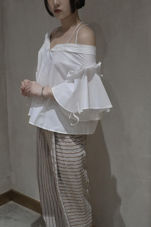 Palmer Harding  白色吊带棉质上装 商品图1