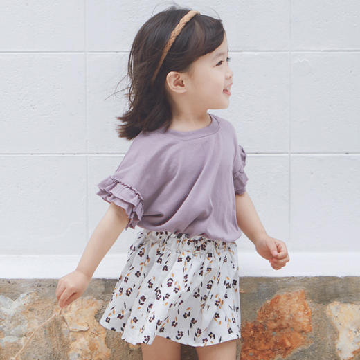 QZLM19053 女童杏色半裙80-120 商品图0