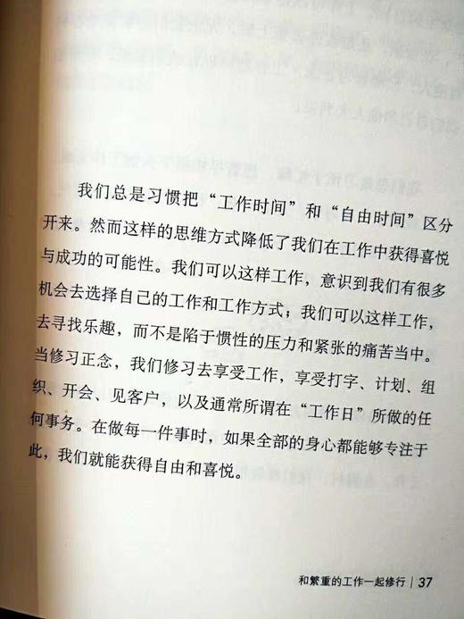 和繁重的工作一起修行 (法)一行禅师 著向兆明 译 著作 中国哲学 社科 河南文艺出版 商品图2