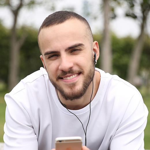 Feliztrip斐利斯 半入耳式带麦克风有线控运动耳机 TR-W800 商品图3