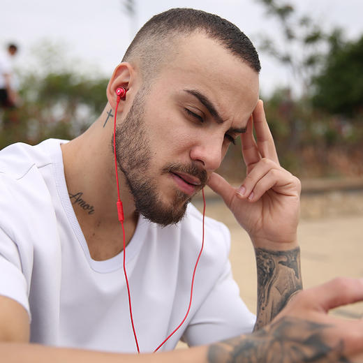 Feliztrip斐利斯 时尚双膜片动圈带麦克风入耳式耳机有线控听音清晰畅玩游戏 TR-H19 商品图2