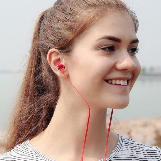 Feliztrip斐利斯 休闲半入耳式带麦克风耳机有线控K歌手机耳塞 TR-W110 商品图3