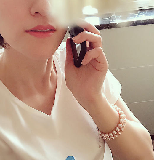 CLASSIC系列 经典款 天然粉色淡水珍洙项链珠手链 商品图3