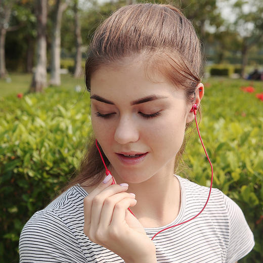 Feliztrip斐利斯 时尚双膜片动圈带麦克风入耳式耳机有线控听音清晰畅玩游戏 TR-H19 商品图4