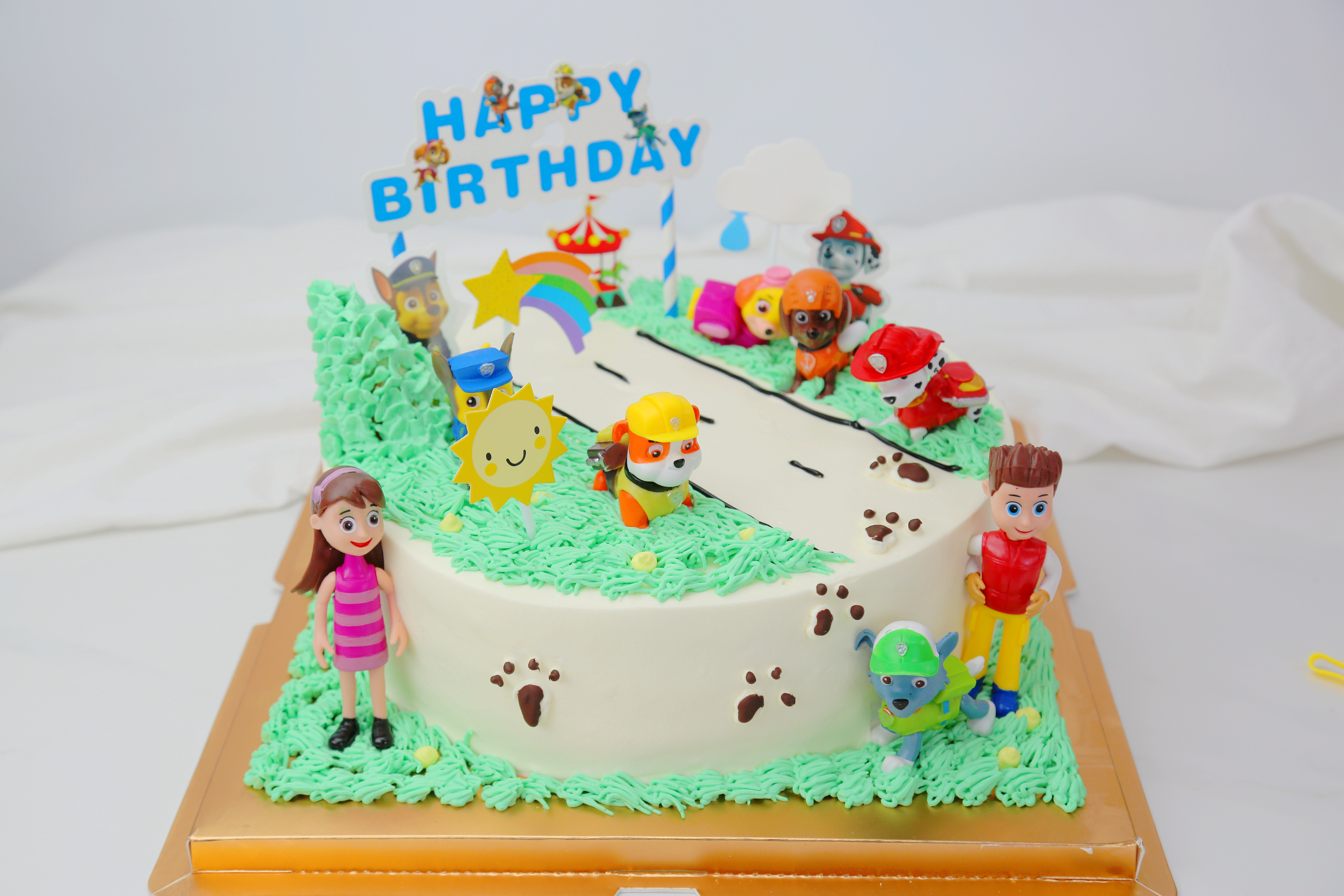 汪汪队主题蛋糕