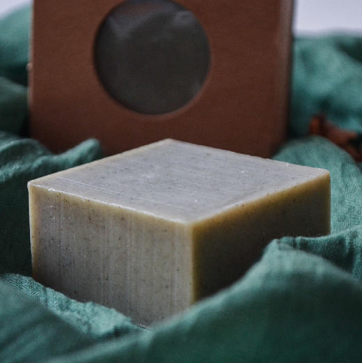 艾草洁面冷皂 | 低温冷制工艺制作。洁肤手工皂。 商品图4