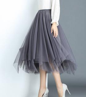 裁缝学苑 AW21不规则百褶裙仙女裙1:1实物服装纸样剪裁图牛皮纸样