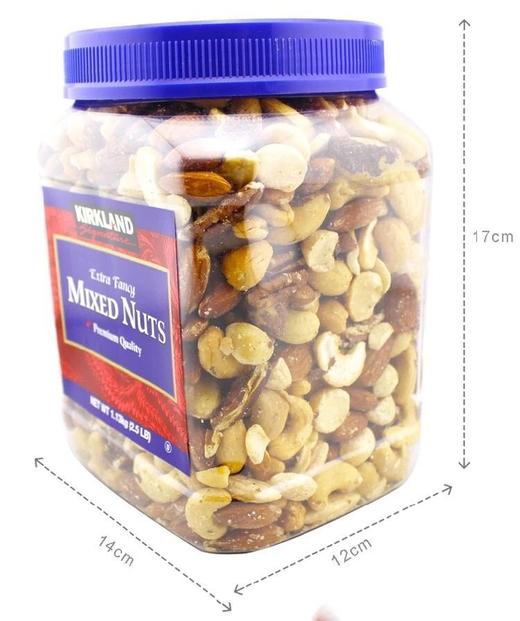 Kirkland 可兰混合坚果1.13kg 盐焗口味（蓝色） 美国代购，无中文标签，介意慎拍 商品图1