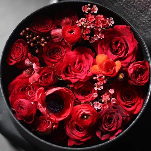 《红宝石》红色系花盒 商品图0