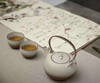 【活瓷陶器茶具】福心提梁壶茶具1壶6杯  壶410ml\小杯90ml 商品缩略图0