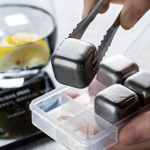 摩登主妇 304不锈钢金属速冻冰格家用冰块冰酒石威士忌冰镇神器 商品图1