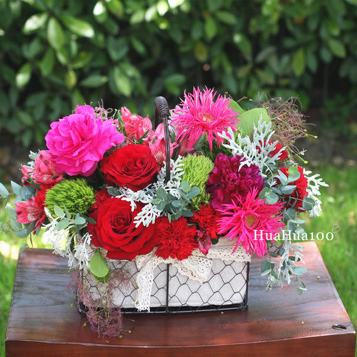 祝福花篮丨《美若星辰》创意花篮多款，提前预定 商品图3