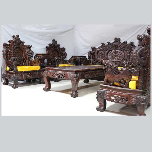 红酸枝大宝鼎沙发12件套北京东方神龙