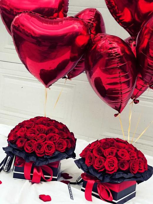 33枝告白气球浪漫花盒 商品图4
