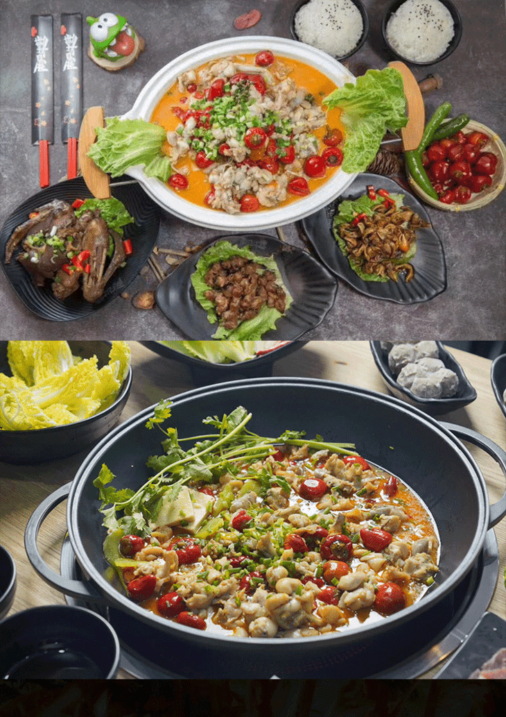 两只牛蛙视觉和味蕾的双重碰撞双人专享牛蛙套餐68元抢价值100代金券