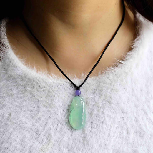 高冰种阳绿翡翠羊羊得意 商品图9