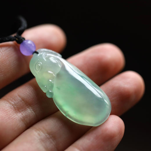 高冰种阳绿翡翠羊羊得意 商品图5