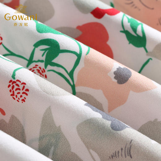 乔万尼夏季简约清新淡雅印花上衣宽松直筒短袖衬衫女韩版EN2C571 商品图3