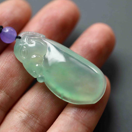 高冰种阳绿翡翠羊羊得意 商品图7