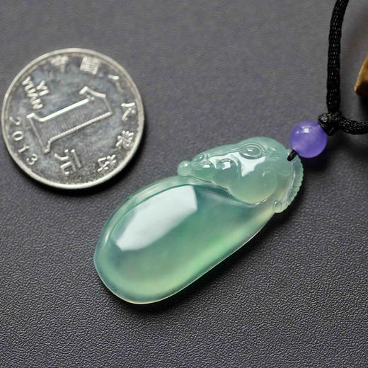 高冰种阳绿翡翠羊羊得意 商品图3