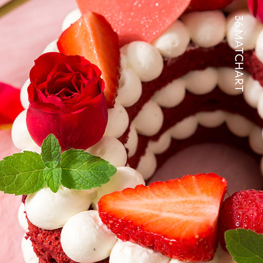 36cake爱心裸蛋糕-创意生日求婚告白甜品，爱ta就送ta 商品图1