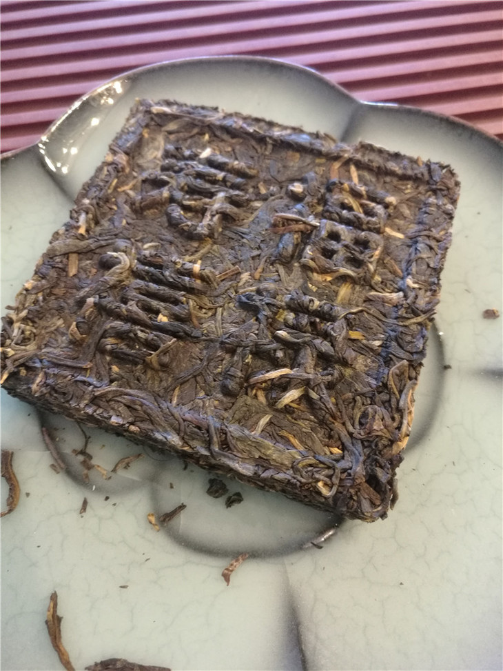 中茶牌普洱生茶小方砖福禄寿喜砖100g 云南老生茶叶