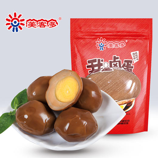 美客多 卤蛋 五香卤蛋 无壳鸡蛋 40g*50颗装 五香卤味鸡蛋 包邮 商品图1