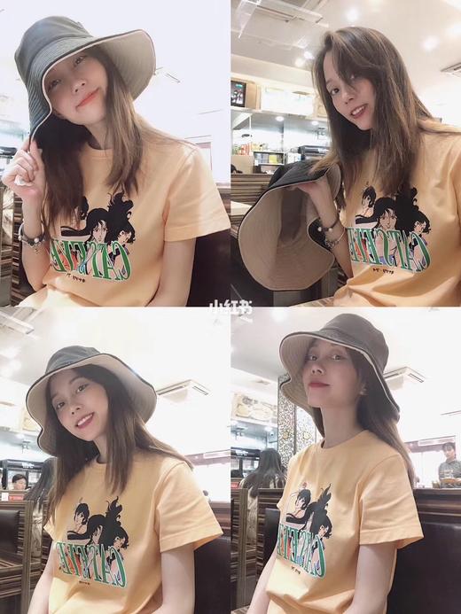 【香港直邮】【东妈团】日本uvcut 明星同款防晒太阳帽，UV防晒帽，渔夫大帽檐各种凹造型，防紫外线~ 商品图1