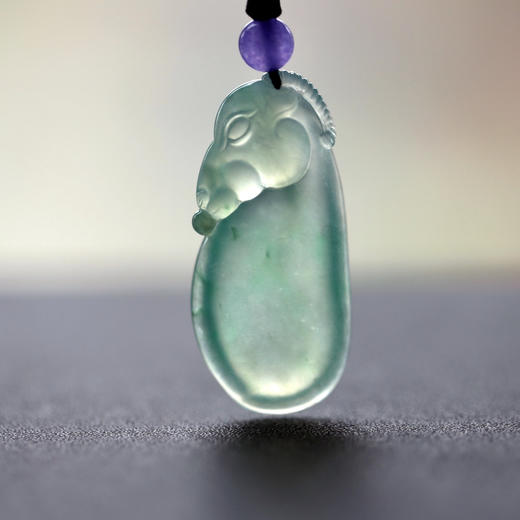 高冰种阳绿翡翠羊羊得意 商品图8