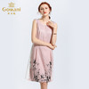 乔万尼夏季时尚气质修身印花真丝连衣裙两件套装女中长款EN2G508 商品缩略图1