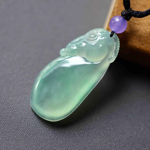 高冰种阳绿翡翠羊羊得意 商品图0