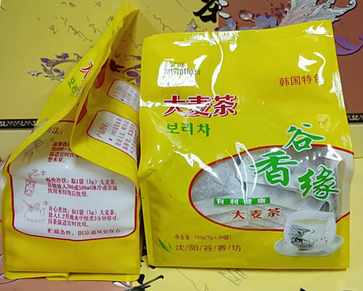谷香缘 袋泡大麦茶 150g(5g*30袋)*6包 包邮 商品图2