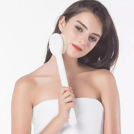 「女神疯抢的沐浴」长柄软毛沐浴刷 深度清洁毛孔污垢 柔软更舒适 kan菌去角质 打造光滑美背。ry 商品图1