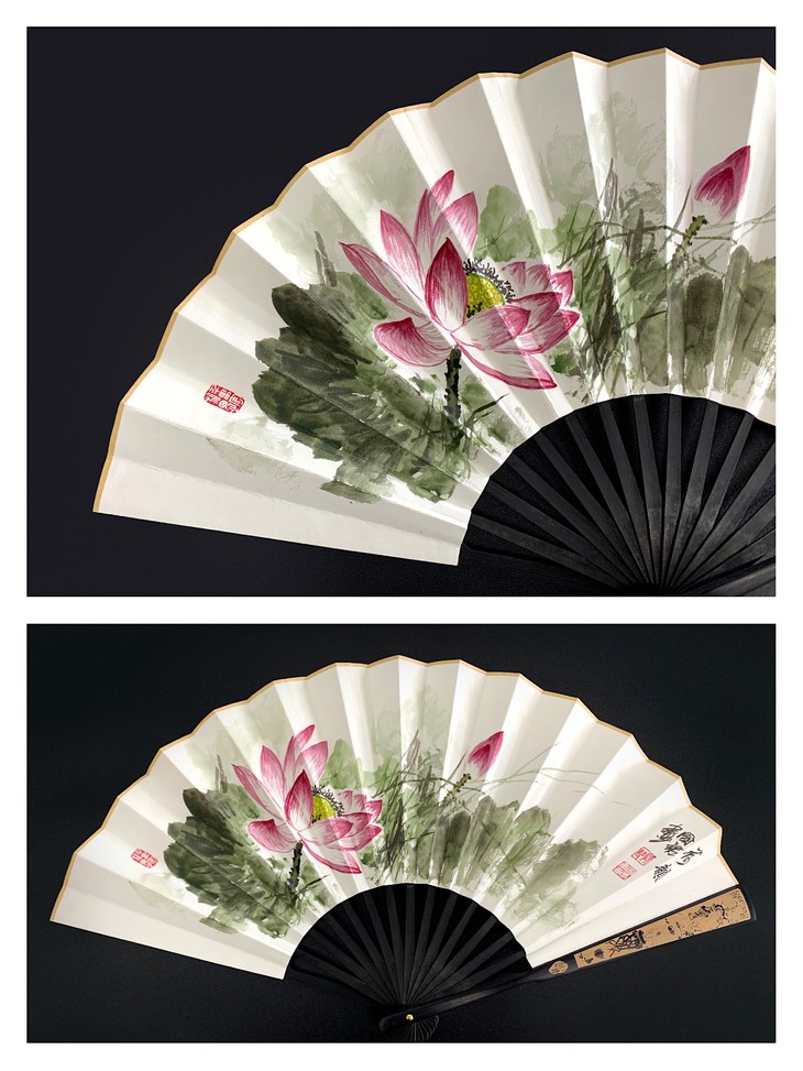 名家水墨手工书画折扇