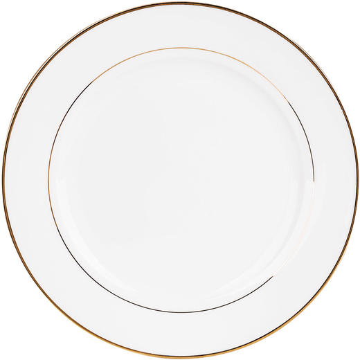 摩登主妇 琉金欧式金边骨瓷餐具家用西餐盘菜盘米饭碗汤面碗碟勺 商品图4