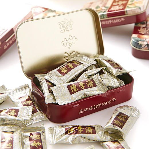 陈李济润喉糖无糖喉糖零食喉片清新口气硬含片清凉薄荷糖白花礼盒