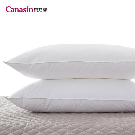 康乃馨 赛羽绒枕芯 （2只装）  超细纤维填充化纤枕芯 商品图1