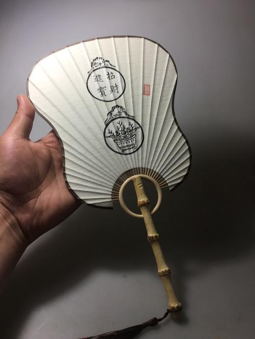 【古泉书馆文创】手工水墨精拓芭蕉扇 商品图7