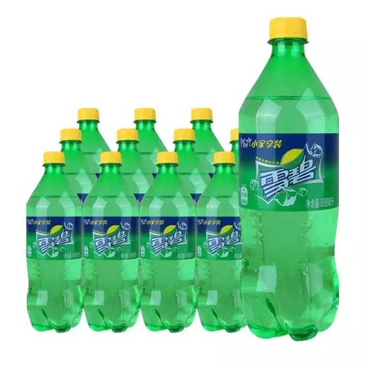 可口可乐雪碧柠檬味碳酸饮料888ml12瓶