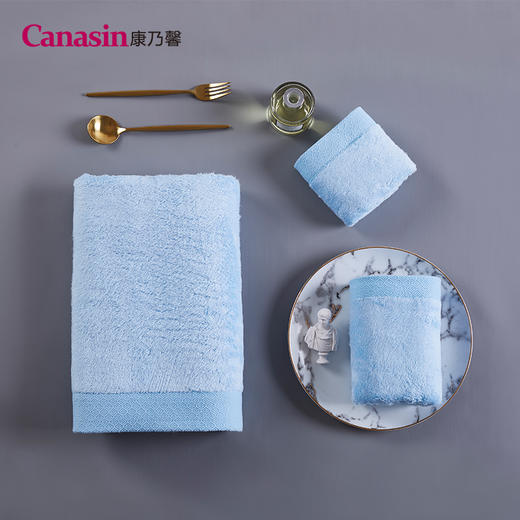 康乃馨  竹语毛巾五件套 天然抗菌透气 2方2面1浴 商品图1