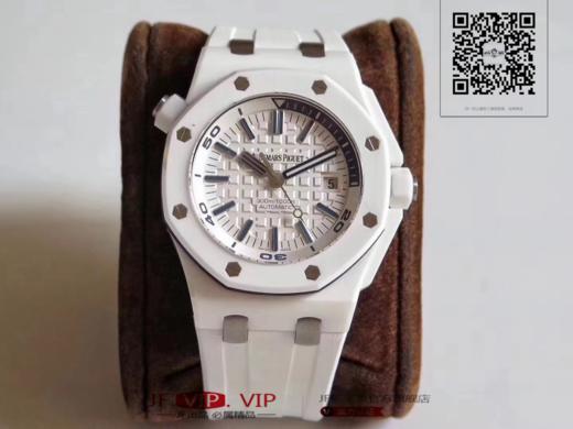 JF神器爱彼，型号15707CB.OO.A010CA.01，系列：皇家橡树离岸型，42毫米，男士，透底，Calibre 3120机械机芯，42毫米，陶瓷表壳 商品图7