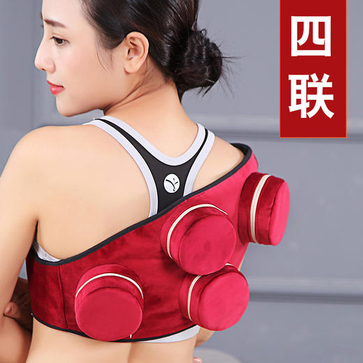 【无烟随身灸】五个叶子艾灸盒随身灸家用三联艾柱条无烟铜艾盒艾灸器多用温灸器 商品图5