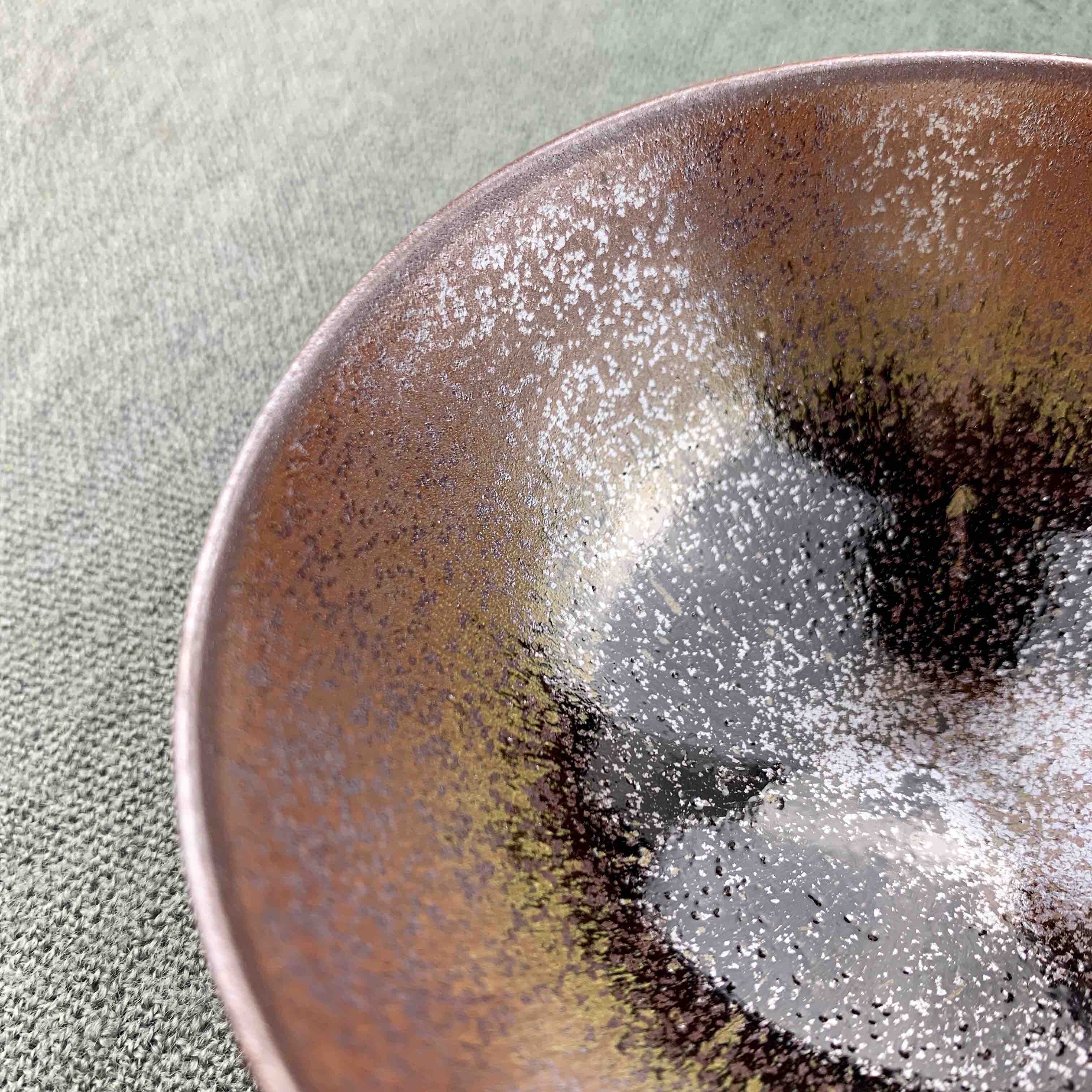 紫金银星斑敛口盏