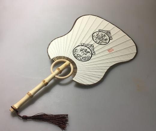 【古泉书馆文创】手工水墨精拓芭蕉扇 商品图4