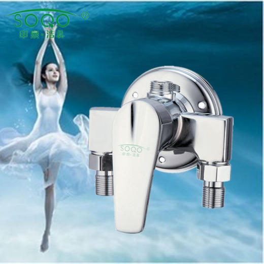 SQ：1038多功能四方明装淋浴（铜） 商品图1