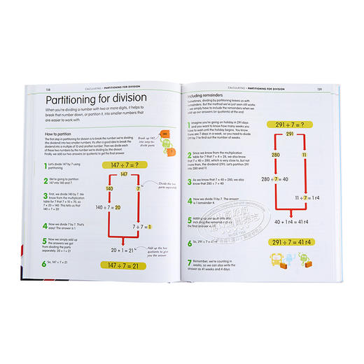 【中商原版】DK数学学业辅导指南 英文原版 How to be Good at Maths 精装 教辅书  7-12岁 商品图3