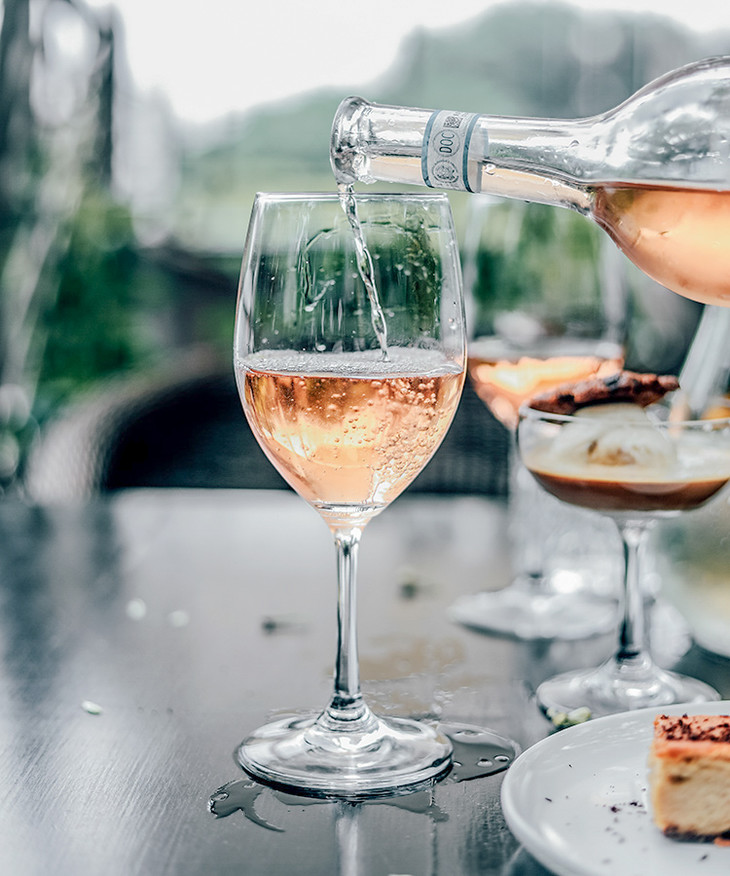 浪漫小可爱意大利gavi名庄villasparina干型桃红葡萄酒750ml