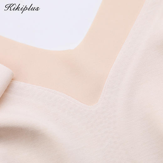 莫代尔无痕文胸无钢圈聚拢一片式内衣女薄款（清仓不退不换） 商品图3