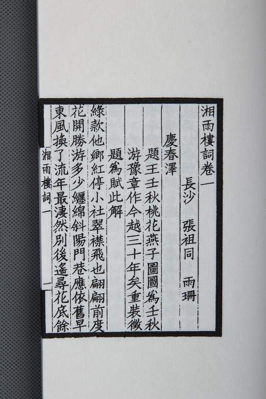 湖湘词派《湘雨楼词》—— 墨印本 商品图8